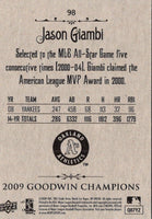 2009 Upper Deck Goodwin Champions Jason Giambi #98