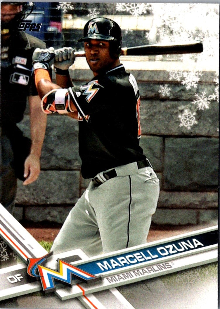 2017 Topps Holiday Marcell Ozuna