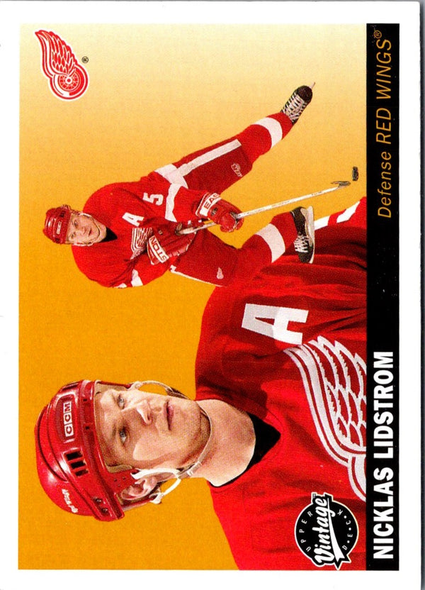 2002 Upper Deck Vintage Nicklas Lidstrom #91