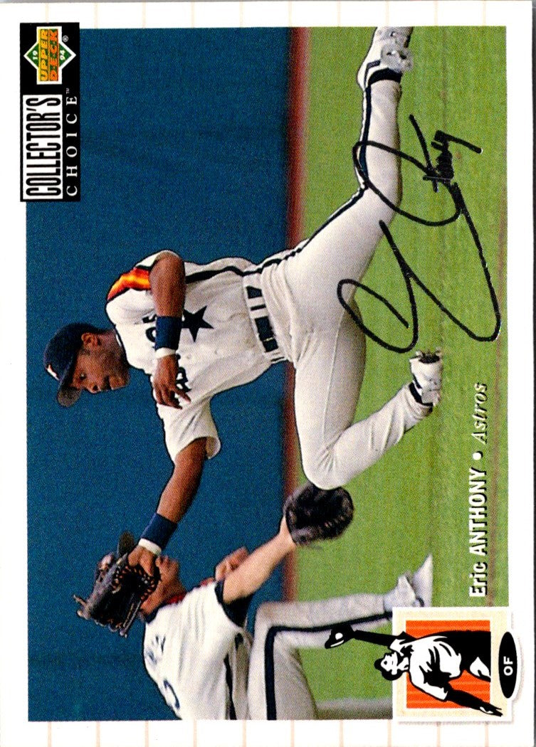 1993 Collectors choice silver Eric Anthony