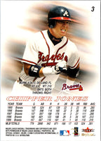 2000 Fleer Impact Tattoos Atlanta Braves #3