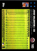 2007 Topps Jose Valentin