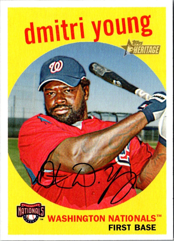 2008 Topps Heritage Dmitri Young #247