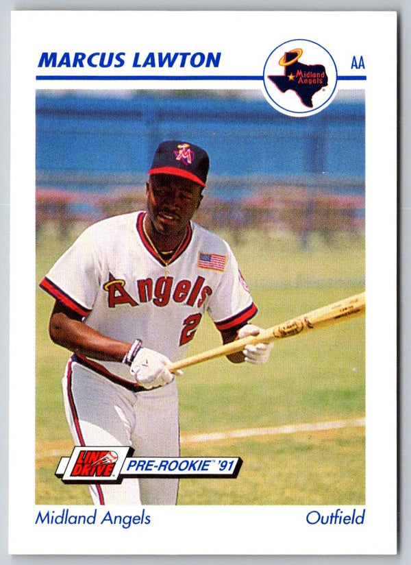 1991 Line Drive AA Marcus Lawton #440