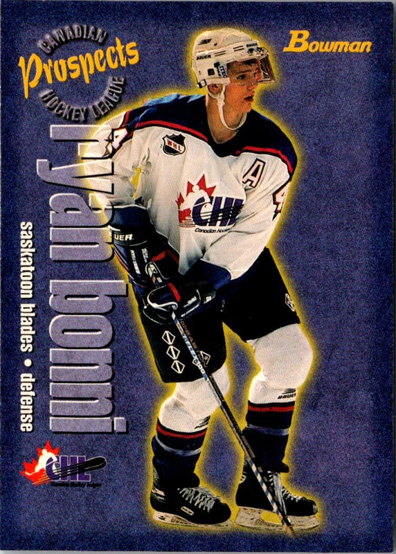 1997 Bowman CHL Ryan Bonni #135