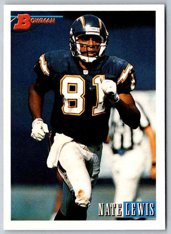 1993 Bowman Football Nate Lewis #6