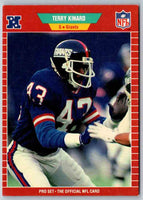 1989 NFL Proset Terry Kinard #285