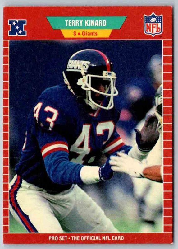 1989 NFL Proset Terry Kinard #285