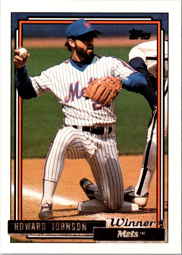 1992 Topps Gold Winners Howard Johnson #590