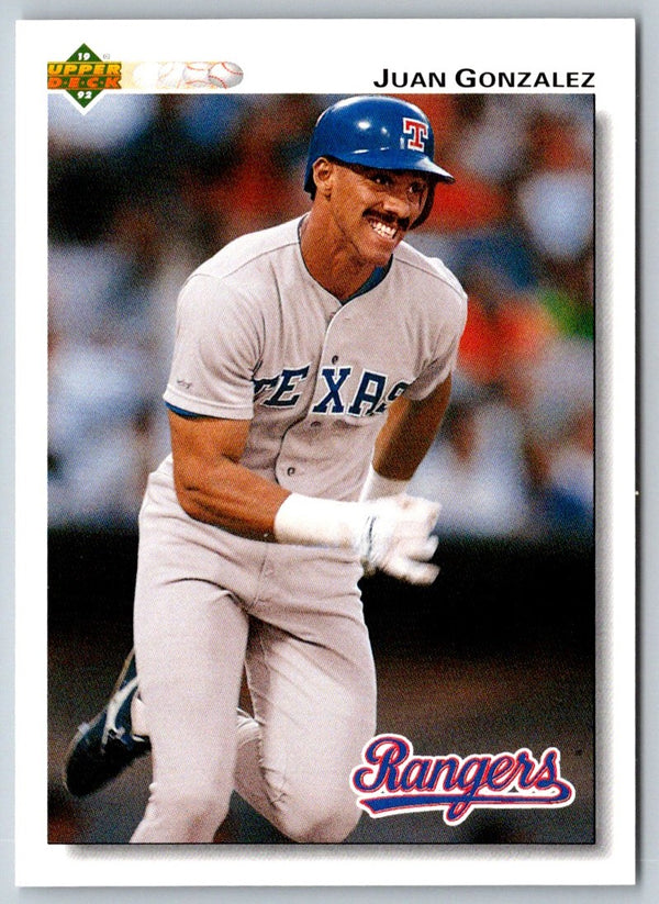 1992 Upper Deck Juan Gonzalez #243