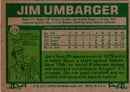 1977 Topps Jim Umbarger