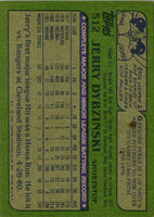 1982 Topps Jerry Dybzinski #512