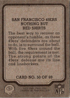 1979 Fleer Team Action Nothing But Red Shirts (Defense) #50