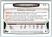 2013 Bowman Chris Bostick #TP-16