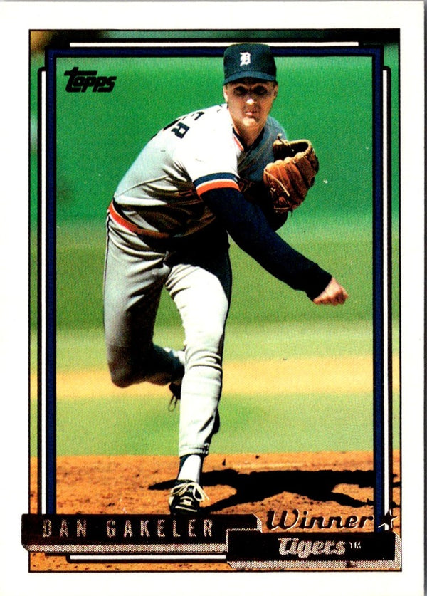 1992 Topps Dan Gakeler #621