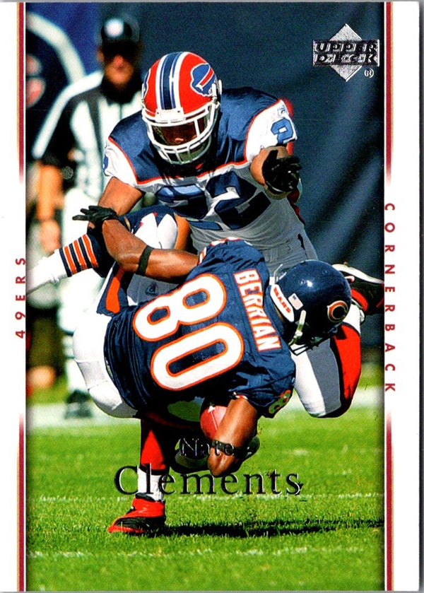 2007 Upper Deck Nate Clements #161