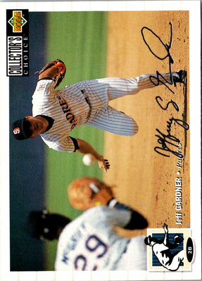 1994 Collector's Choice Silver Signature Jeff Gardner #106