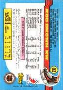 1991 Topps Rob Brown