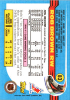 1991 Topps Rob Brown #83