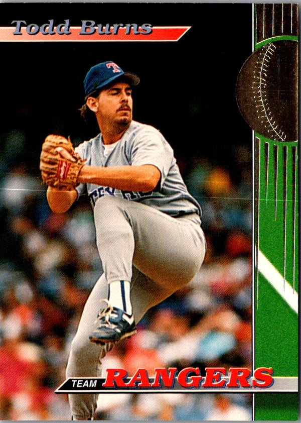 1993 Stadium Club Texas Rangers Todd Burns #27