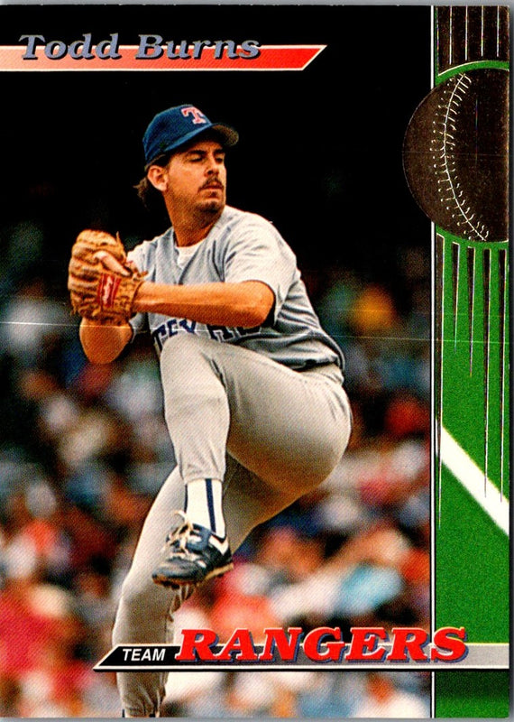 1993 Stadium Club Texas Rangers Todd Burns #27
