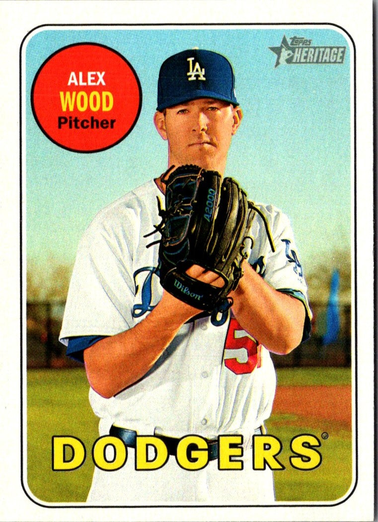 2018 Topps Heritage Alex Wood