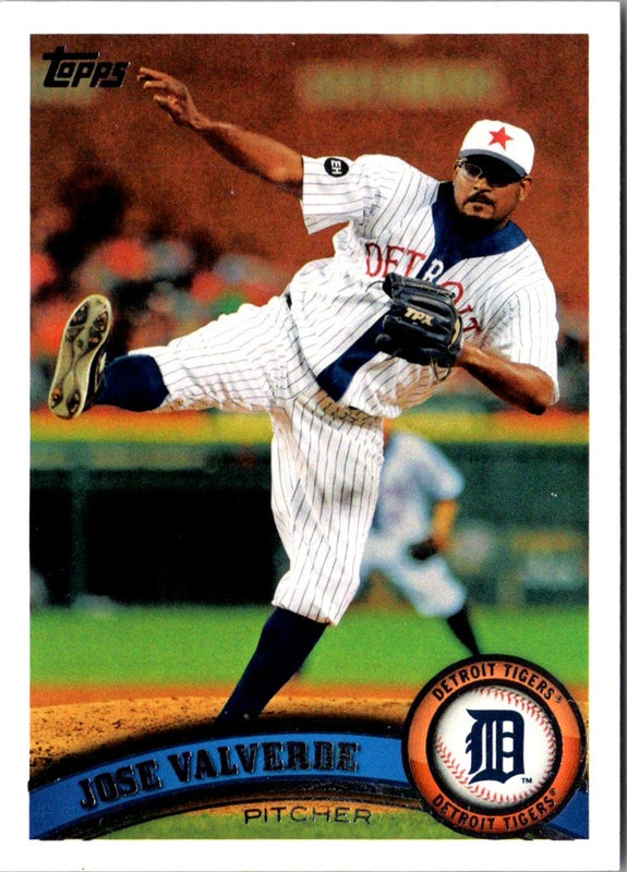 2011 Topps Jose Valverde #594