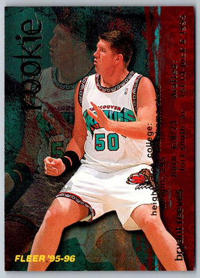1995 Fleer Bryant Reeves #305 Rookie