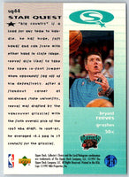 1997 Collector's Choice StarQuest Bryant Reeves #SQ44