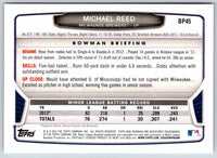 2014 Bowman Michael Reed #BP45