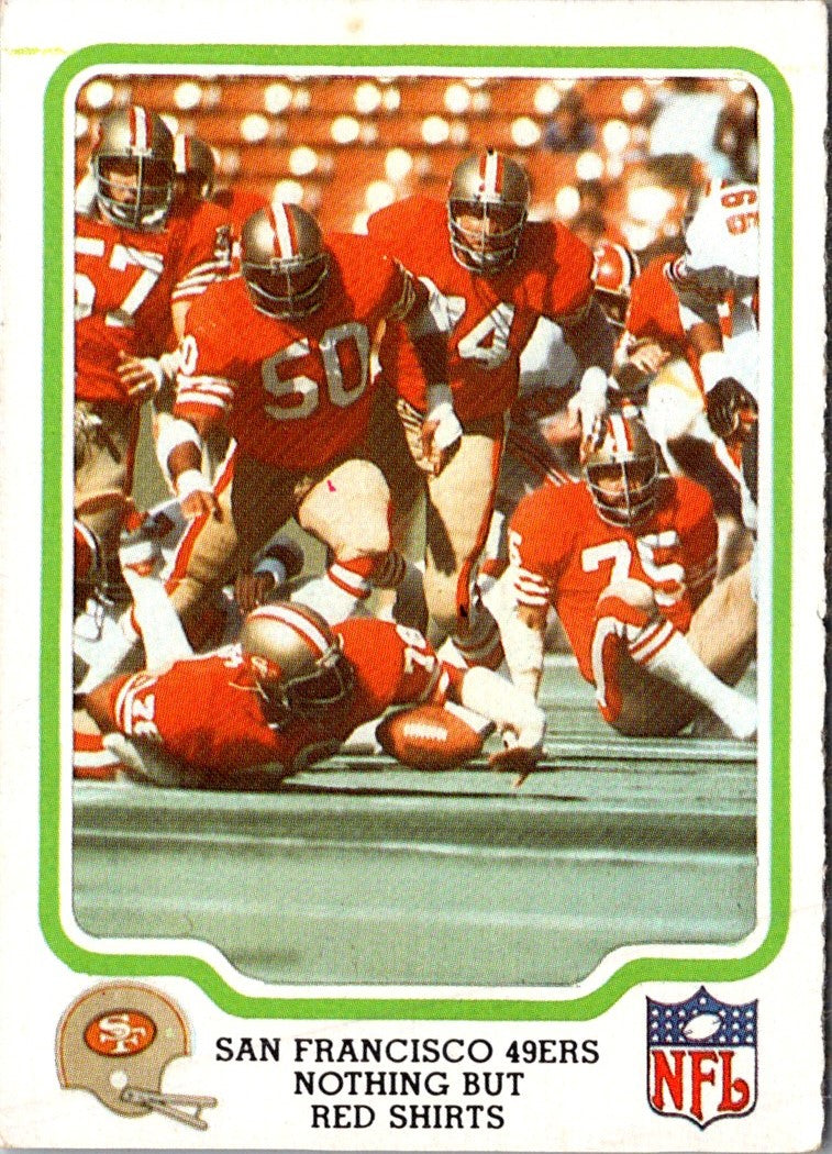 1979 Fleer Team Action Nothing But Red Shirts (Defense)