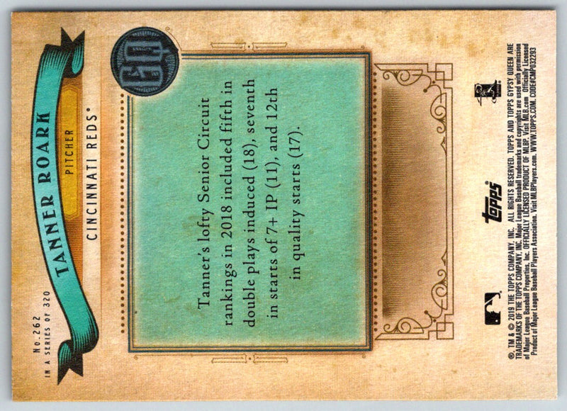 2019 Topps Gypsy Queen Missing Nameplate Tanner Roark