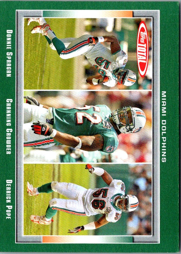 2006 Topps Total Derrick Pope/Donnie Spragan/Channing Crowder #244