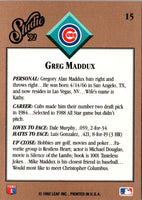 1992 Studio Greg Maddux #15