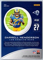 2019 Panini Rookies & Stars Rookie Rush Darrell Henderson #RR-DH