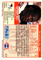 1989 Pro Set Anthony Bell #474 Rookie