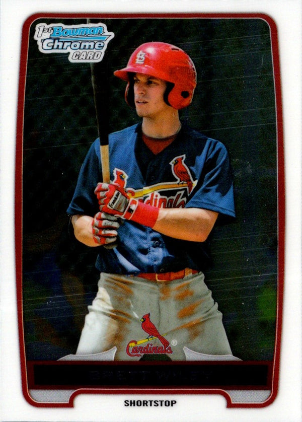 2012 Bowman Draft Picks & Prospects Chrome Brett Wiley #BDPP91