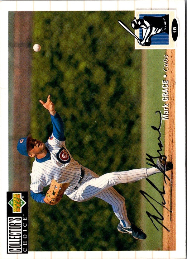 1994 Collector's Choice Silver Signature Mark Grace #114