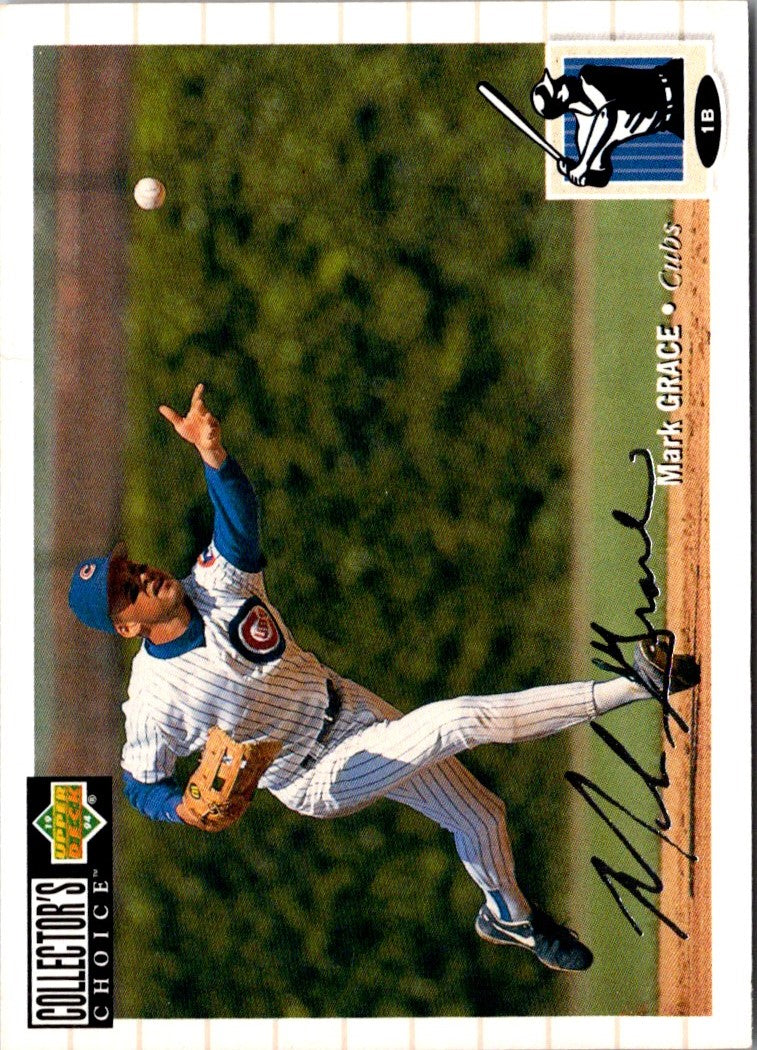1994 Collector's Choice Silver Signature Mark Grace