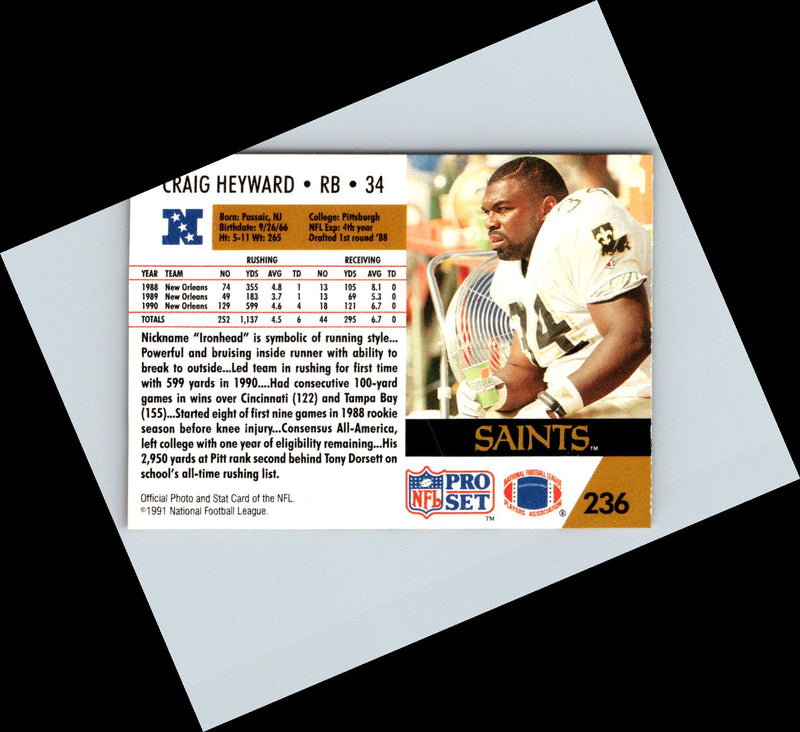 1989 Pro Set Craig Heyward