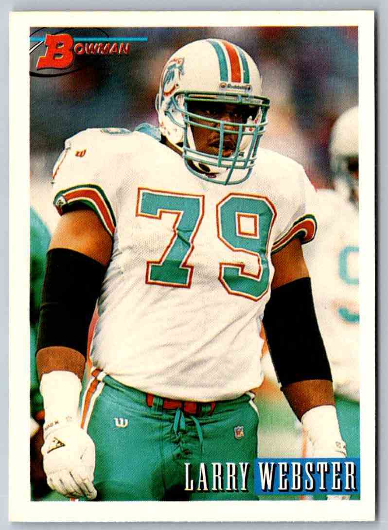 1993 Bowman Football Larry Webster