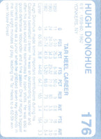 1989 Collegiate Collection North Carolina's Finest Hugh Donahue #176