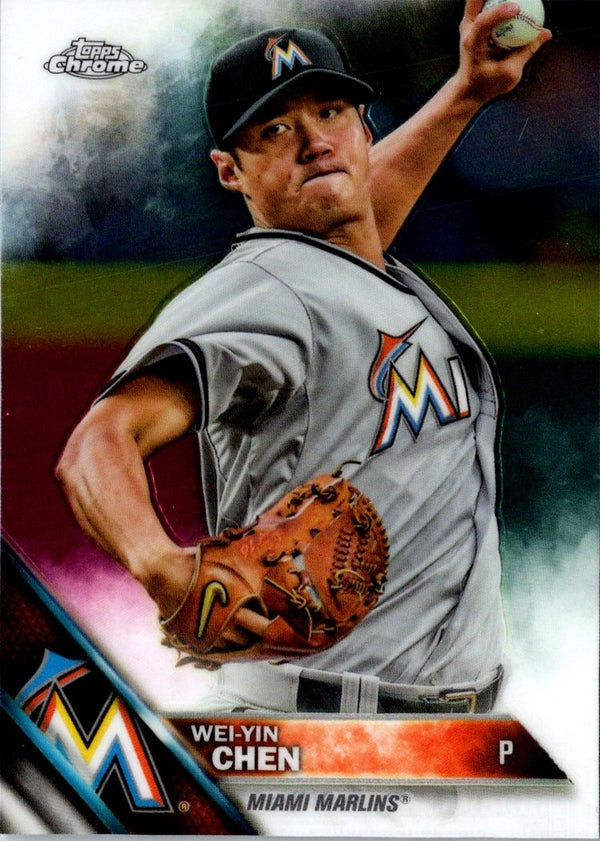 2016 Topps Chrome Wei-Yin Chen #173