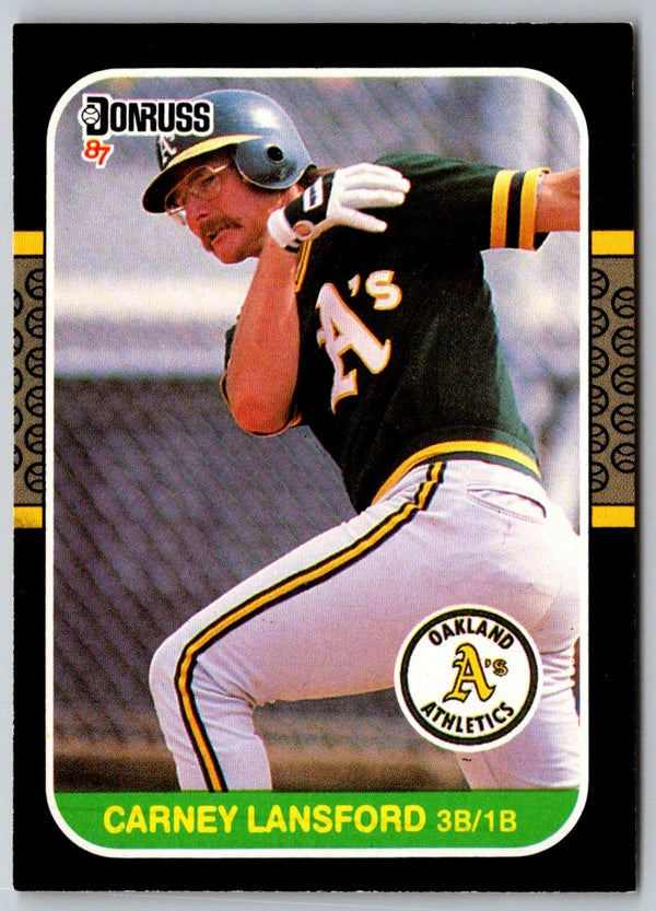 1986 Donruss Carney Lansford #131