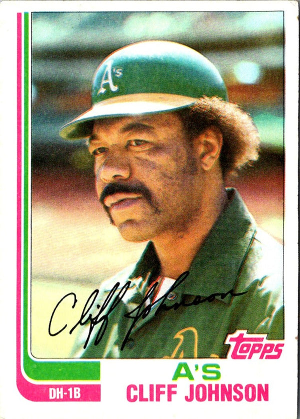 1982 Topps Cliff Johnson #422