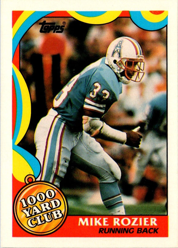 1989 Topps 1000 Yard Club Mike Rozier #24