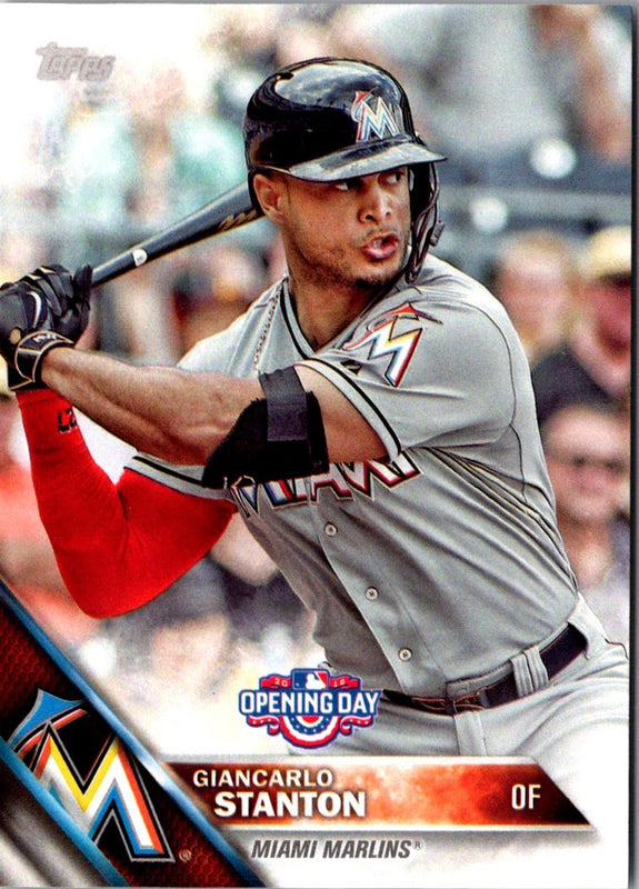 2016 Topps Opening Day Giancarlo Stanton #OD-184