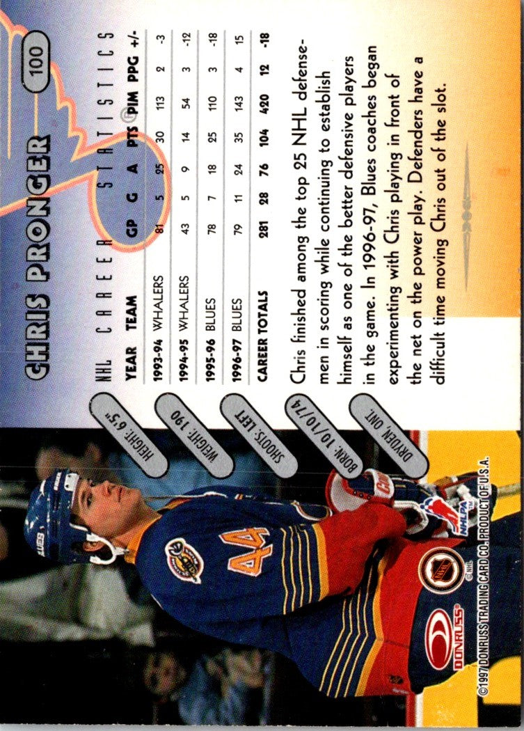 1997 Donruss Chris Pronger