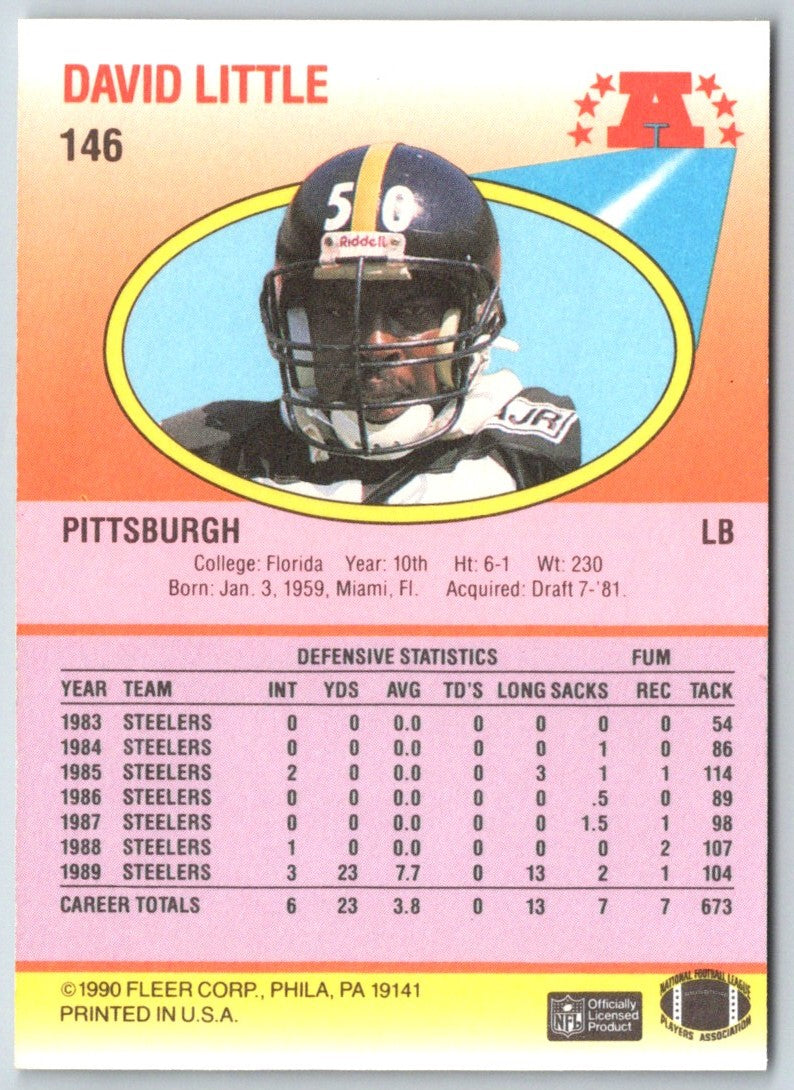 1990 Fleer David Little