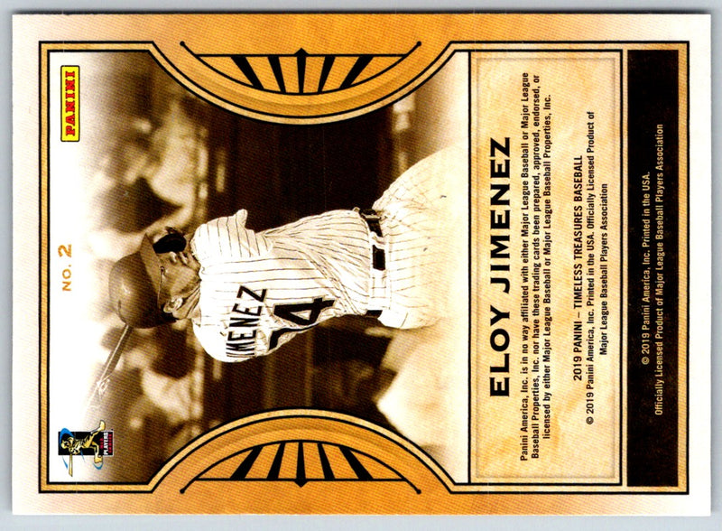 2019 Panini Chronicles Timeless Treasures Eloy Jimenez